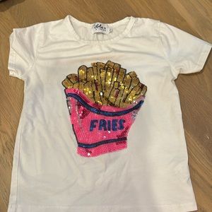 Lola and the Boys french fries shirt